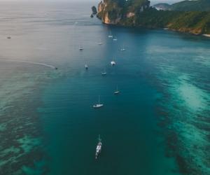 Areal Phi Phi Islands Thailand 